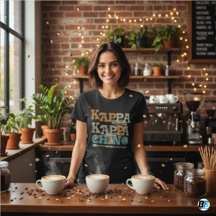 Kappa Kappa Chino Grappige Koffie Liefhebber T-Shi T-shirt