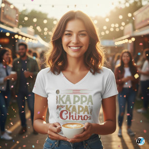 Kappa Kappa Chino Grappige Koffie Liefhebber T-Shi T-shirt