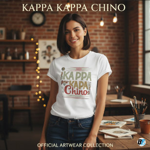 Kappa Kappa Chino Grappige Koffieliefhebber T-Shir T-shirt