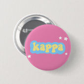 Kappa Kappa Gamma Button (Voorkant /achterkant)