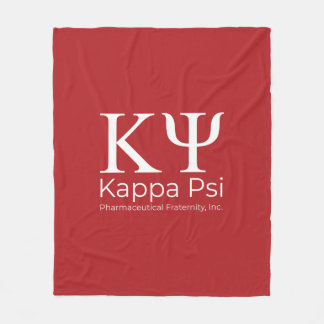 Kappa Psi Farmaceutische Broederschap Fleece Deken