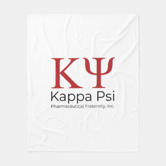 Kappa Psi Farmaceutische Broederschap Fleece Deken