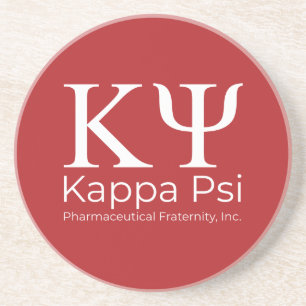 Kappa Psi Farmaceutische Broederschap Zandsteen Onderzetter
