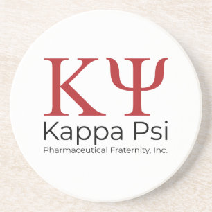 Kappa Psi Farmaceutische Broederschap Zandsteen Onderzetter