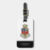 Kappa Psi Wapen Bagagelabel (Voorkant verticaal)