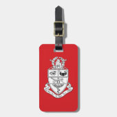 Kappa Psi Wapen Bagagelabel (Voorkant verticaal)