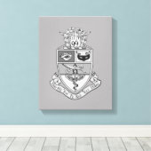Kappa Psi Wapen Canvas Afdruk (Insitu (Houten vloer))