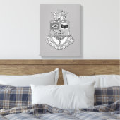 Kappa Psi Wapen Canvas Afdruk (Insitu (Slaapkamer))