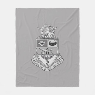 Kappa Psi Wapen Fleece Deken