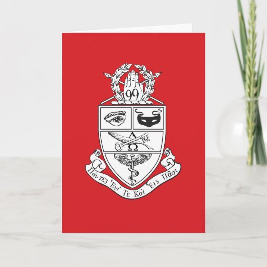 Kappa Psi Wapen Kaart (Voorkant)
