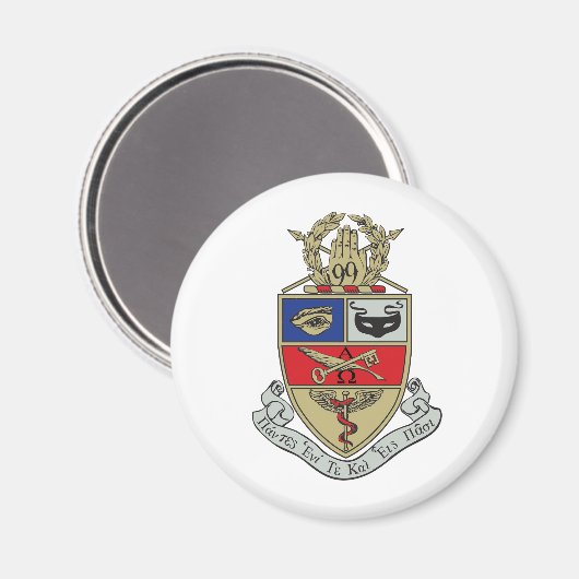 Kappa Psi Wapen Magneet (Voorkant / Achterkant)