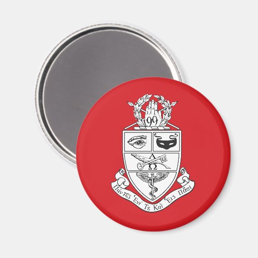 Kappa Psi Wapen Magneet (Voorkant / Achterkant)