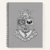 Kappa Psi Wapen Notitieboek (Voorkant)