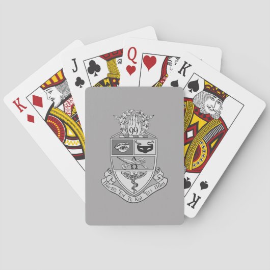 Kappa Psi Wapen Pokerkaarten (Achterkant)