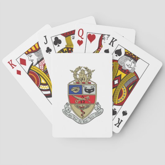 Kappa Psi Wapen Pokerkaarten (Achterkant)