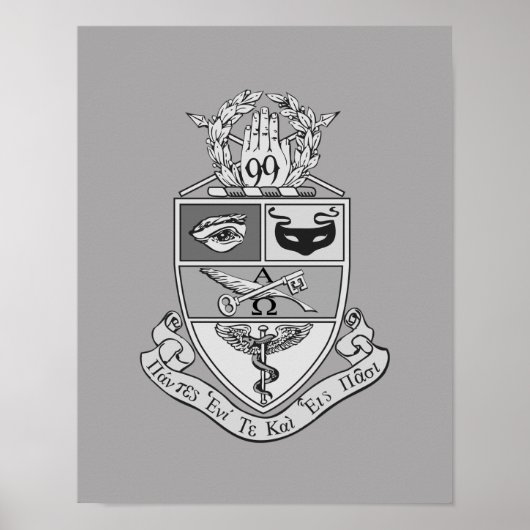 Kappa Psi Wapen Poster (Voorkant)