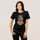 Kappa Psi Wapen Tri-Blend Shirt (Voorkant volledig)
