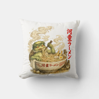 Kappa Ramen Bad – Yokai Noodle Geest Kussen