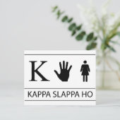 Kappa Slappa Ho Briefkaart (Staand voorkant)