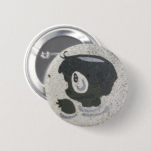Kappabashi Ronde Button 5,7 Cm (Voorkant /achterkant)