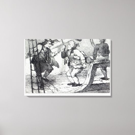 Kappen onder de Hebriden Canvas Afdruk (Voorkant)