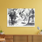Kappen onder de Hebriden Canvas Afdruk (Insitu (Woonkamer))
