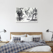 Kappen onder de Hebriden Canvas Afdruk (Insitu (Slaapkamer))