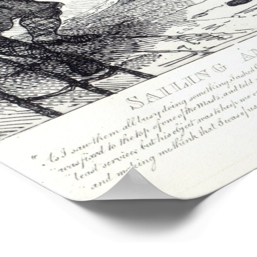 Kappen onder de Hebriden Poster (Hoek)