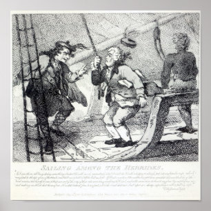 Kappen onder de Hebriden Poster