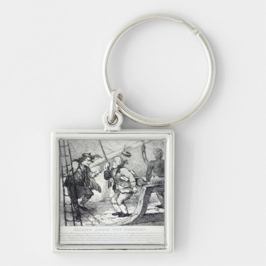 Kappen onder de Hebriden Sleutelhanger (Voorkant)