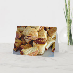 Kappen van rollen voor worst kaart