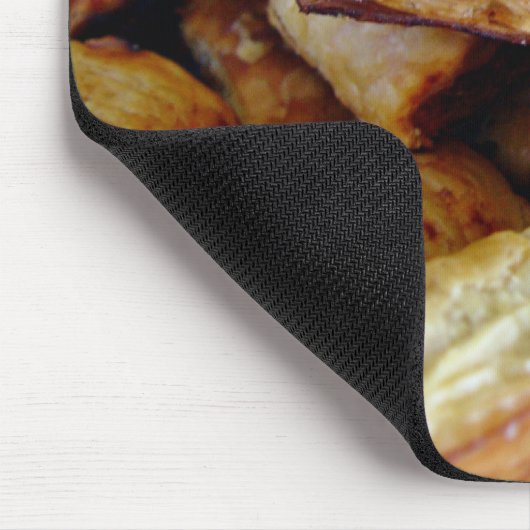 Kappen van rollen voor worst muismat (Hoek)