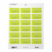 Kapper Beauty Studio Lash Gold Logo QR RSVP L Etiket (Full Sheet)