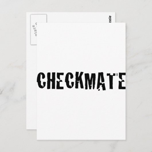 kapper briefkaart (Voorkant / Achterkant)