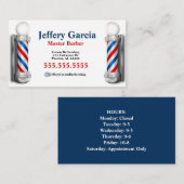 Kapper en paal Visitekaartje (Voorkant / Achterkant)