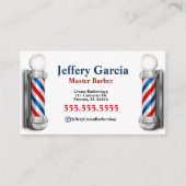 Kapper en paal Visitekaartje (Voorkant)