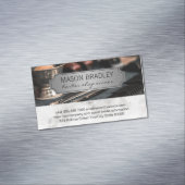 Kapper Gereedschap | Marmer Magnetisch Visitekaartje (Voorbeeld)