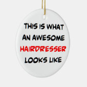 kapper, geweldige keramisch ornament (Rechts)