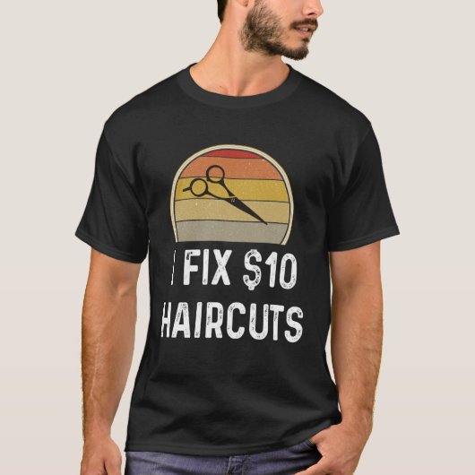 Kapper Haar Stylis I Fix 10 Kapsels T-shirt (Voorkant)
