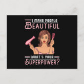 Kapper Haar Stylist Kapper Schaar Haar Gift Briefkaart (Voorkant)