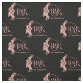 Kapper Haarstylist Haarpruik Schaar Rosegold Stof (Swatch)