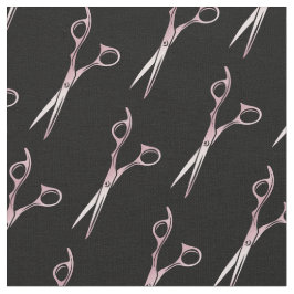 Kapper Haarstylist Hair Gold Schaar Patroon Stof