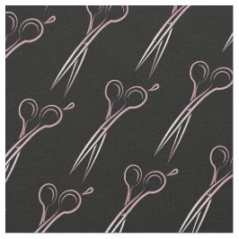 Kapper Haarstylist Hair Gold Schaar Patroon Stof