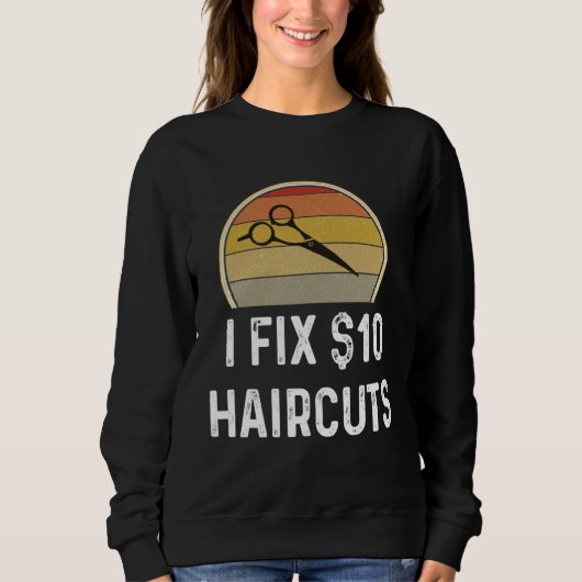 Kapper Haarstylist Ik doe 10 kapsels Trui (Voorkant)