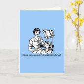 Kapper Humor - Natuurlijk kan ik een geheim beware Kaart (Gele Bloem)