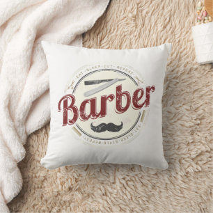 Kapper Hustler Kapper Retro Haarstylist Kussen