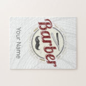 Kapper Hustler Kapper Retro Haarstylist Legpuzzel (Horizontaal)