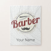 Kapper Hustler Kapper Retro Haarstylist Legpuzzel (Verticaal)