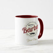 Kapper Hustler Kapper Retro Haarstylist Mok (Voorkant rechts)