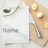 Kapper Hustler Kapper Retro Haarstylist Theedoek (Quarter Fold)